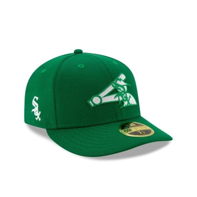 Green Chicago White Sox Hat - New Era MLB St Patricks Day Low Profile 59FIFTY Fitted Caps USA4051763